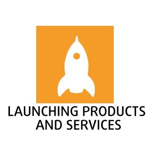 Launching products and services